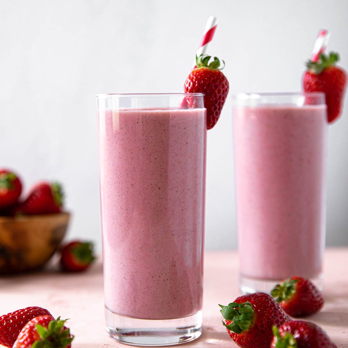 Strawberry Smoothie Glowinglywell Strawberry Smoothie Glowinglywell