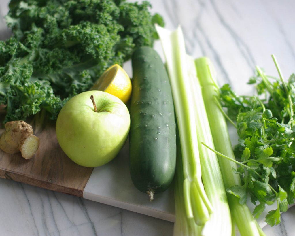 Clean and Green Juice Ingredients