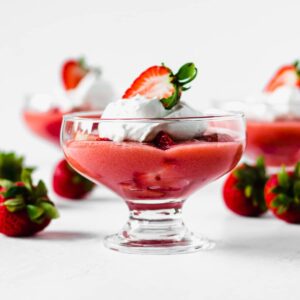 very strawberry dessert