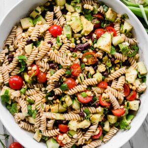 20 Minute Mexican Pasta Salad - glowinglywell.com