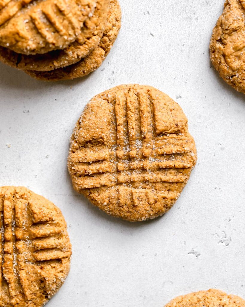 Healthier Peanut Butter Cookies, 4 cookies