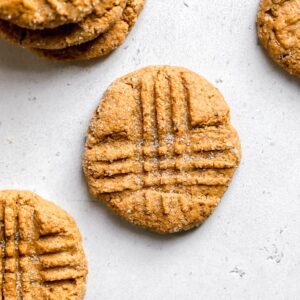 Healthier Peanut Butter Cookies