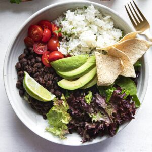 vegetarian burrito bowl