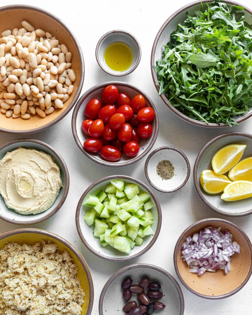 Spicy Mediterranean Lunch Bowl Recipe (Meal Prep Option) - Beauty Bites